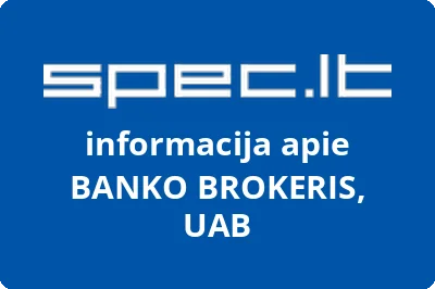 BANKO BROKERIS, UAB