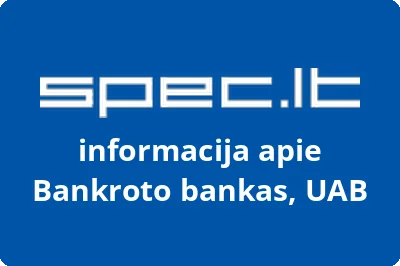 Bankroto bankas, UAB