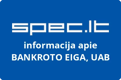 BANKROTO EIGA, UAB