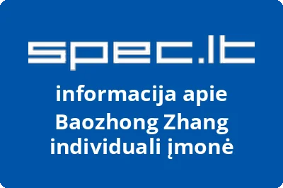 Baozhong Zhang individuali įmonė
