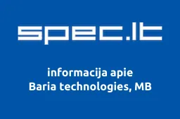 Baria technologies, MB | spec.lt