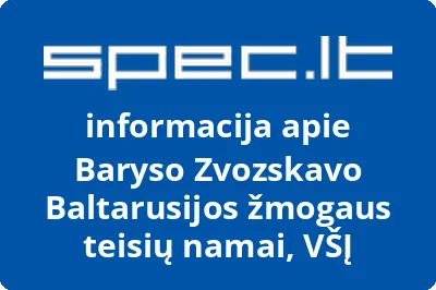 Baryso Zvozskavo Baltarusijos žmogaus teisių namai, VŠĮ