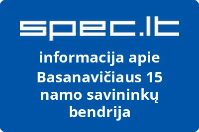 Basanavičiaus 15 namo savininkų bendrija