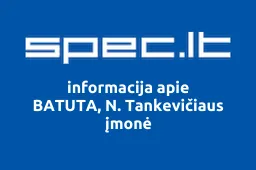 BATUTA, N. Tankevičiaus įmonė | spec.lt