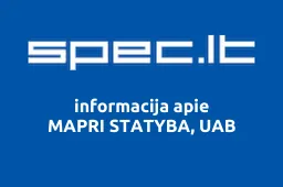 MAPRI STATYBA, UAB iliustracija
