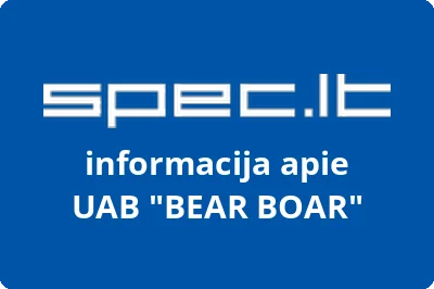 BEAR BOAR, UAB | spec.lt