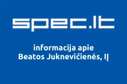 Beatos Juknevičienės, IĮ | spec.lt