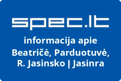 Beatričė, Parduotuvė, R. Jasinsko Į Jasinra