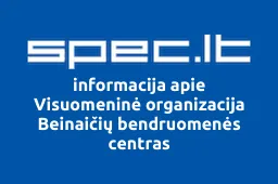Visuomeninė organizacija Beinaičių bendruomenės centras iliustracija