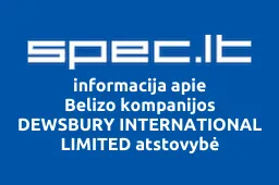 Belizo kompanijos DEWSBURY INTERNATIONAL LIMITED atstovybė | spec.lt
