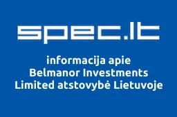 Belmanor Investments Limited atstovybė Lietuvoje | spec.lt