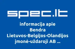 Bendra Lietuvos-Belgijos-Olandijos įmonė-uždaroji AB BALTIJOS LOGISTIKA