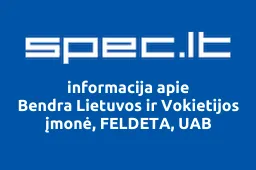 Bendra Lietuvos ir Vokietijos įmonė, FELDETA, UAB | spec.lt