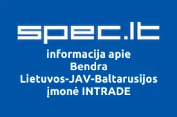 Bendra Lietuvos-JAV-Baltarusijos įmonė INTRADE | spec.lt