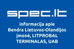 Bendra Lietuvos-Olandijos įmonė, LITPROBAL TERMINALAS, UAB