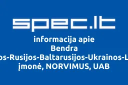 Bendra Lietuvos-Rusijos-Baltarusijos-Ukrainos-Latvijos įmonė, NORVIMUS, UAB iliustracija