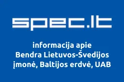 Bendra Lietuvos-Švedijos įmonė, Baltijos erdvė, UAB