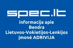 Bendra Lietuvos-Vokietijos-Lenkijos įmonė ADRIVIJA | spec.lt