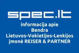 Bendra Lietuvos-Vokietijos-Lenkijos įmonė REISER & PARTNER | spec.lt