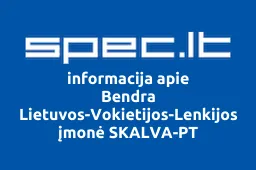 Bendra Lietuvos-Vokietijos-Lenkijos įmonė SKALVA-PT | spec.lt