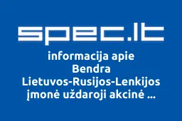 Bendra Lietuvos-Rusijos-Lenkijos įmonė uždaroji akcinė bendrovė DECUS | spec.lt