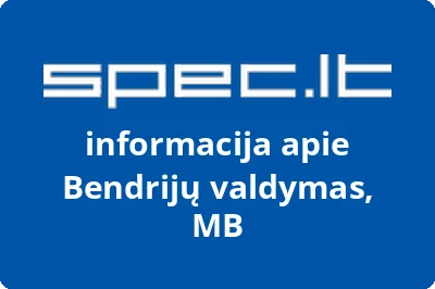 Bendrijų valdymas, MB