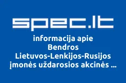 Bendros Lietuvos-Lenkijos-Rusijos įmonės uždarosios akcinės bendrovės MINAVA Kaišiadorių filialas | spec.lt
