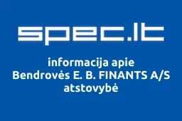 Bendrovės E. B. FINANTS A/S atstovybė | spec.lt