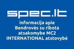 Bendrovės su ribota atsakomybe MC2 INTERNATIONAL atstovybė | spec.lt