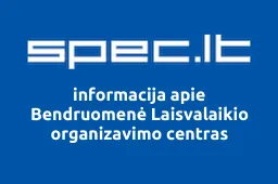 Bendruomenė Laisvalaikio organizavimo centras | spec.lt