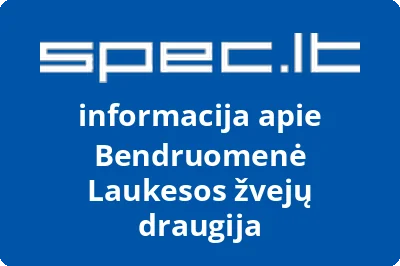 Bendruomenė Laukesos žvejų draugija