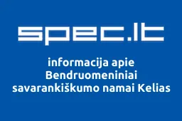 Bendruomeniniai savarankiškumo namai Kelias iliustracija