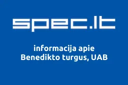 Benedikto turgus, UAB | spec.lt