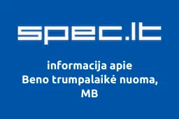 Beno trumpalaikė nuoma, MB | spec.lt