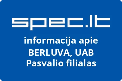 BERLUVA, UAB Pasvalio filialas