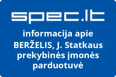 BERŽELIS, J. Statkaus prekybinės įmonės parduotuvė
