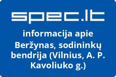 Beržynas, sodininkų bendrija (Vilnius, A. P. Kavoliuko g.)
