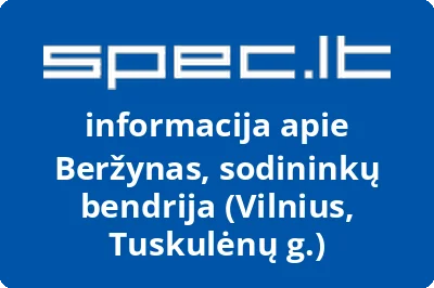 Beržynas, sodininkų bendrija (Vilnius, Tuskulėnų g.)