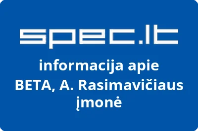 BETA, A. Rasimavičiaus įmonė