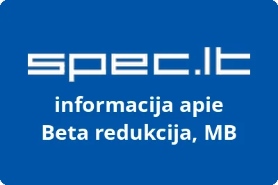 Beta redukcija, MB | spec.lt