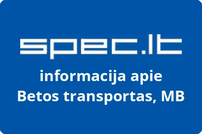 Betos transportas, MB