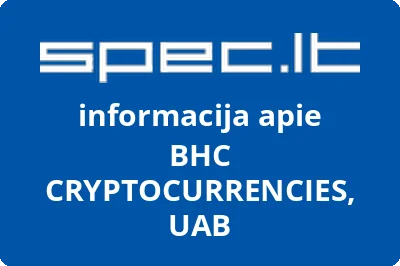 BHC CRYPTOCURRENCIES, UAB | spec.lt