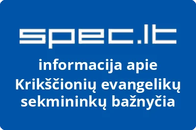 Krikščionių evangelikų sekmininkų bažnyčia