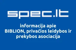 BIBLION, privačios leidybos ir prekybos asociacija | spec.lt
