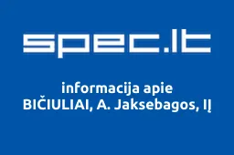 BIČIULIAI, A. Jaksebagos, IĮ | spec.lt