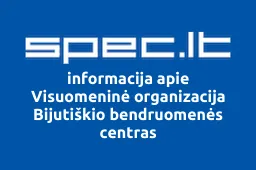 Bijutiškio bendruomenės centras, visuomeninė organizacija | spec.lt