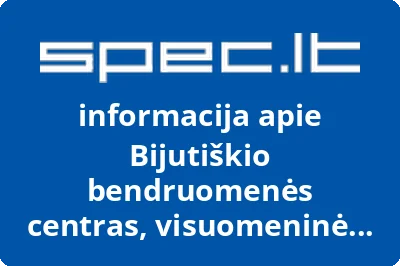 Bijutiškio bendruomenės centras, visuomeninė organizacija