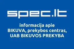 BIKUVA, prekybos centras, UAB BIKUVOS PREKYBA iliustracija