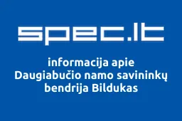 Daugiabučio namo savininkų bendrija Bildukas | spec.lt