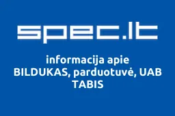 BILDUKAS, parduotuvė, UAB TABIS | spec.lt